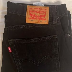 Men’s Levi’s jeans. 505
